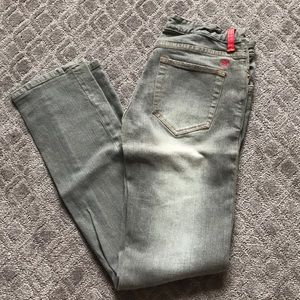 Kr3w men’s faded grey jeans 30x32